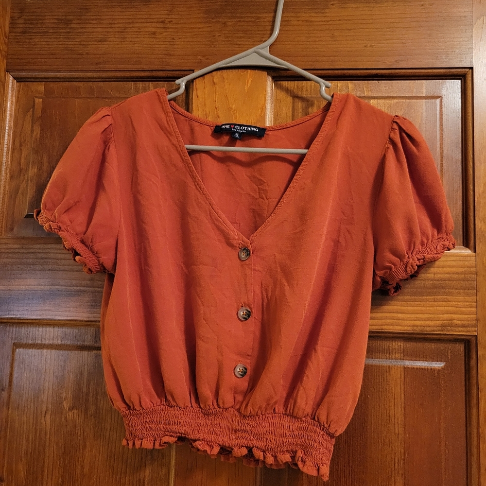 Small Rust Crop Top